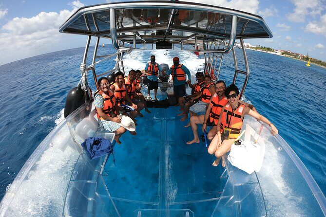 Excursion to Reefs in a transparent boat from Cancun - A Closer Look at the Experience