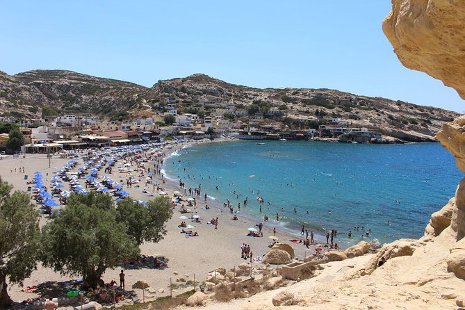 Excursion to South Crete - Festos and Matala - Lunch and Swimming in Matala