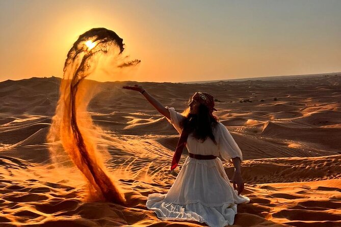 Experience Dubai Best Red Dune Safari Camel Ride Sandboarding BBQ - Red Dune Safari Experience