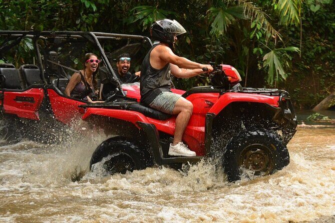 Experience in Atvs in the Mayan Jungle with Cenote and Zip Line - A Deep Dive into the Mayan Jungle ATV Tour