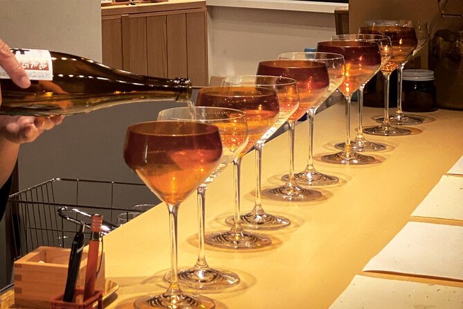 Experience Tasting Fukuis Local Sake in a Lacquered Glass - Sample Menu