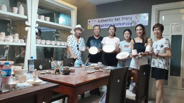 Experience the Art of Ceramic Painting | Hanoi’s Old Quarter - Included Materials and Support