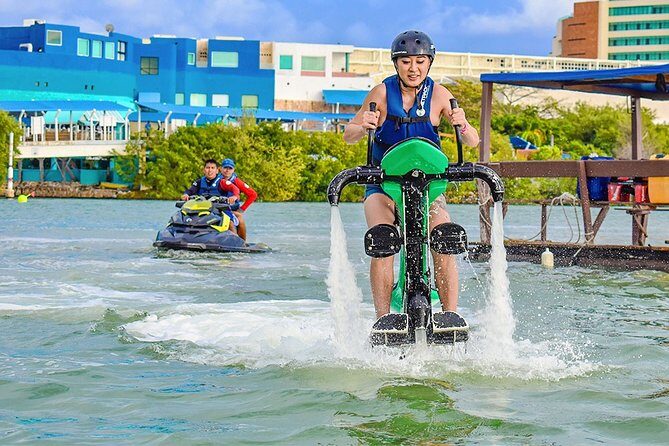 Experience the JETOVATOR water activity in CANCUN. Equipment included - What’s Included and What’s Not