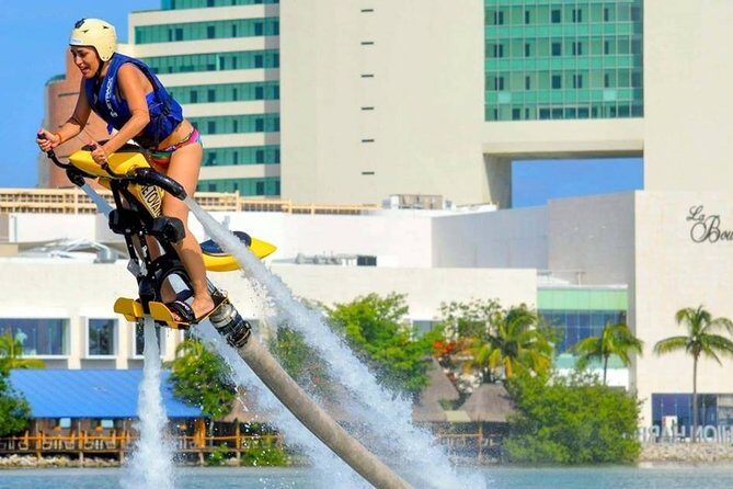 Experience the JETOVATOR water activity in CANCUN. Equipment included - Who This Tour Is Best For