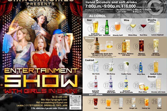 Experience Tokyo Nightlife at GIRA GIRA GIRLS Show Ticket - Analyzing the Value: Is It Worth It?