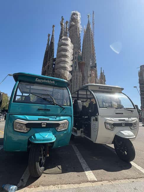 Explore Barcelona comfortably with our electric TukTuks. - The Itinerary and What You’ll See