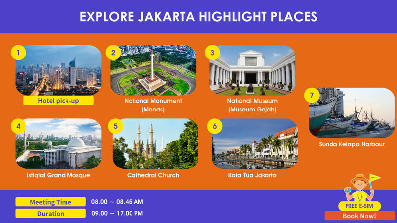 Explore Jakarta Highlight Place | Multilingual Guide - Jakarta’s long distances, made simpler