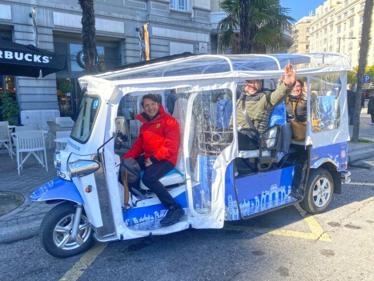Explore Madrid's Top Sights on an Electric Tuk-Tuk Tour - Learning About Spains Golden Age Writers