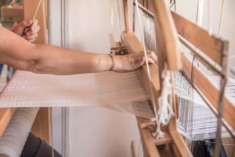 Explore Mykonos with your 5-Senses - Touching Art in Fabric Workshop