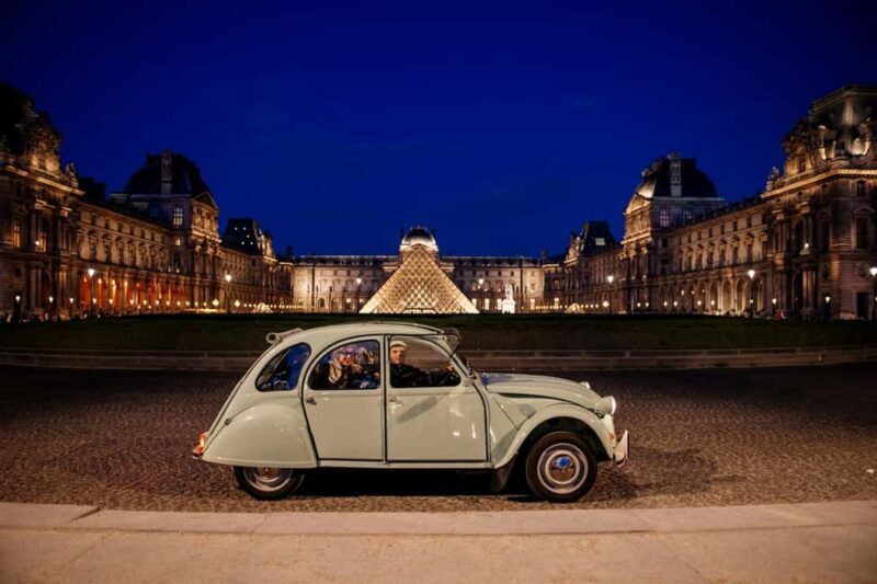 Explore Paris in a vintage 2CV, day or night, with a Champagne option - A Vintage Ride Through the Heart of Paris