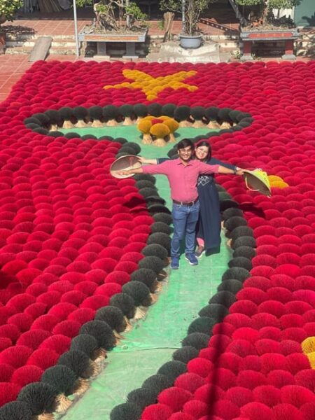 Explore Quang Phu Cau Incense Stick/Hat/Lacquer Village - Artisan Interactions