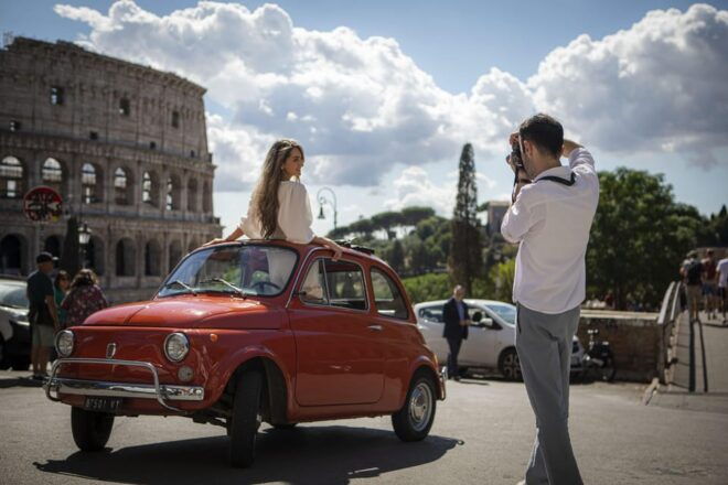 Explore Rome in Style by A Vintage Car Fiat 500 Tour - Meeting Point Location
