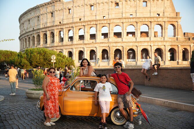 Explore Rome with Fiat 500 Tour and Professional Photos - Frequently Asked Questions