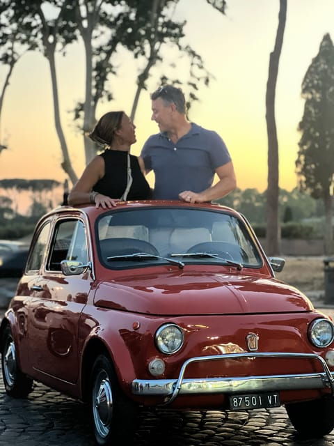 Explore the Beauty of Rome on a Fiat 500 - A Unique Experience in a Vintage Fiat 500
