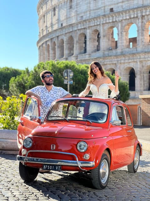 Explore the Beauty of Rome on a Fiat 500 - Taste Traditional Italian Flavors
