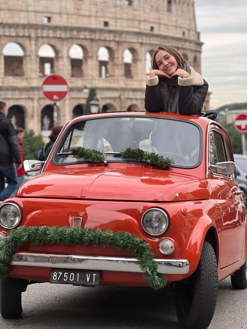 Explore the Beauty of Rome on a Fiat 500 - Small Group Tours for a Personalized Journey