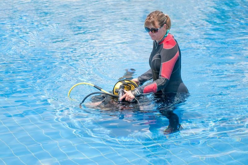 Explore Underwater Wonders: Open Water in Phuket with PADI Center - Ocean sessions and the first underwater world