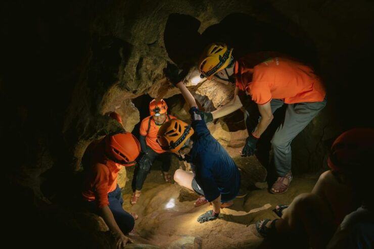 Exploring Cha Loi Cave in 1 Day - Cave Exploration Experience