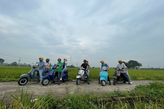 Exploring Vespa Tour Through Little Red River Delta - A Scenic Ride into Hanoi’s Countryside