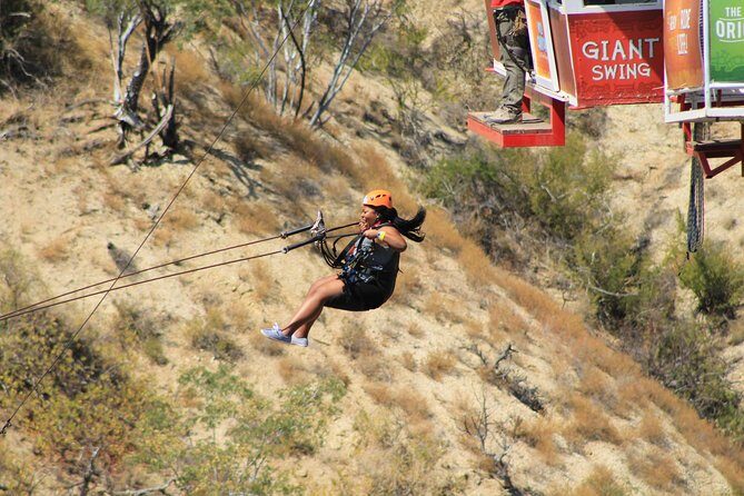 Extreme Swing - Fly from the Glass Bottom Gondola - The Big Moment: Swinging at 87 mph