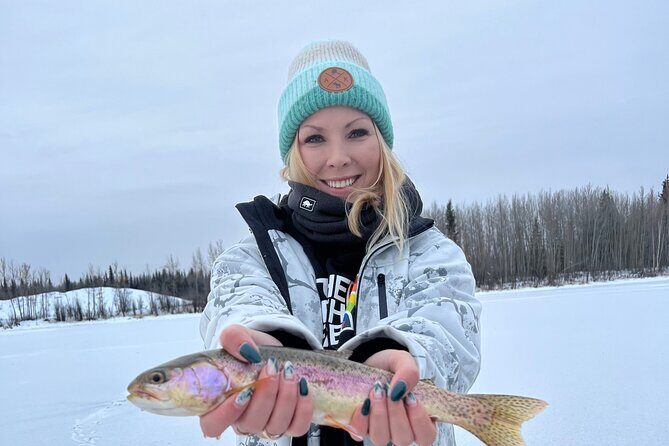 Fairbanks Ice Fishing with Transportation - An Authentic Taste of Alaska’s Winter Wilderness