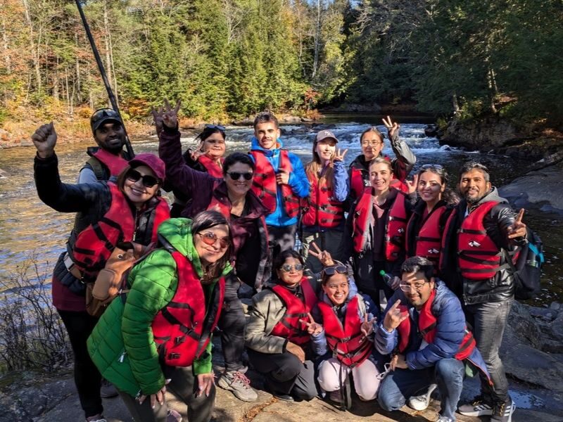 Falls & Forest Trails Algonquin Adventure in Canada - Paddling the Oxtongue River