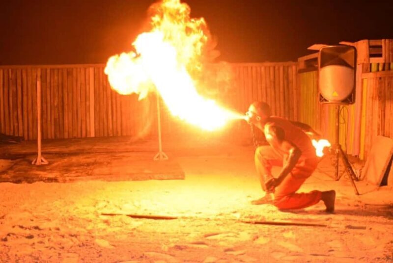 Falmouth: Bioluminous Lagoon Tour with Fire Dance - The Boat Ride: Gliding into the Magic