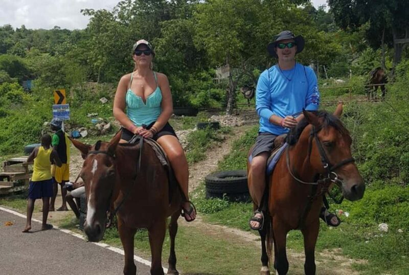 Falmouth: Horseback Riding, ATV & Blue Hole Adventure - Visiting the Blue Hole