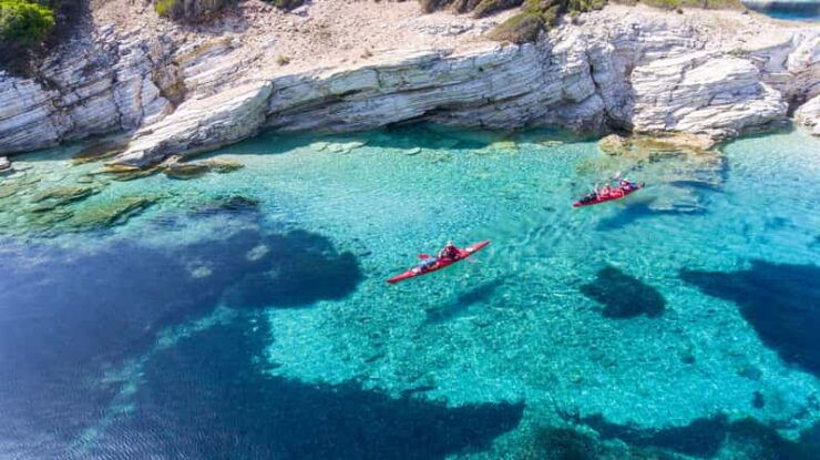 Family Sea Kayak at Meganisi - Lefkada - Itinerary Highlights