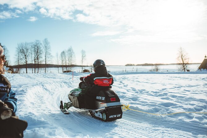 Family Snowmobiling in Rovaniemi, Apukka Resort - Snowmobiling Experience at Apukka Resort