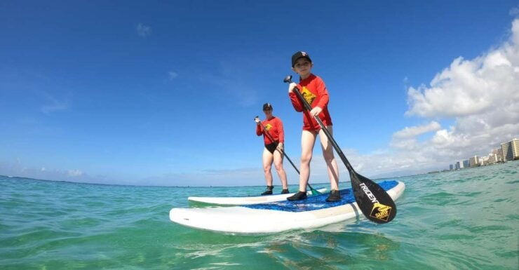 Family SUP: 1 Parent, 1 Child Under 13, and Others - Family SUP Lesson Overview