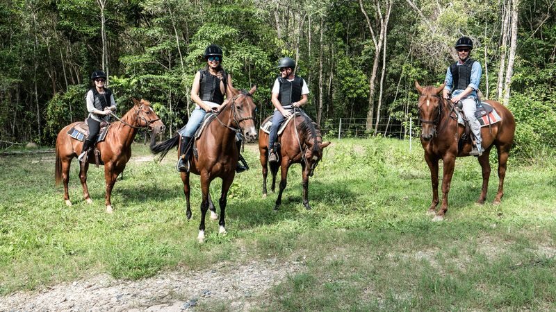 Farm Experience, Quad Biking and Horse Ride in Cairns - Horse riding across the farm