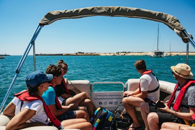 Faro: Deserta Island and Farol Island Catamaran Boat Trip - Itinerary