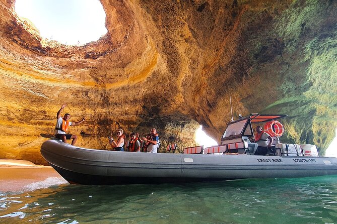 Fast Adventure to the Benagil Caves on a Speedboat - Starting at Lagos - Cancellation Policy