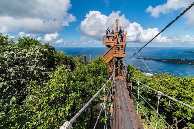 Fast-Paced Ziplining Experience in the US Virgin Islands  - St Thomas - ACCT Certification and Unique Yo-Yo Zipline