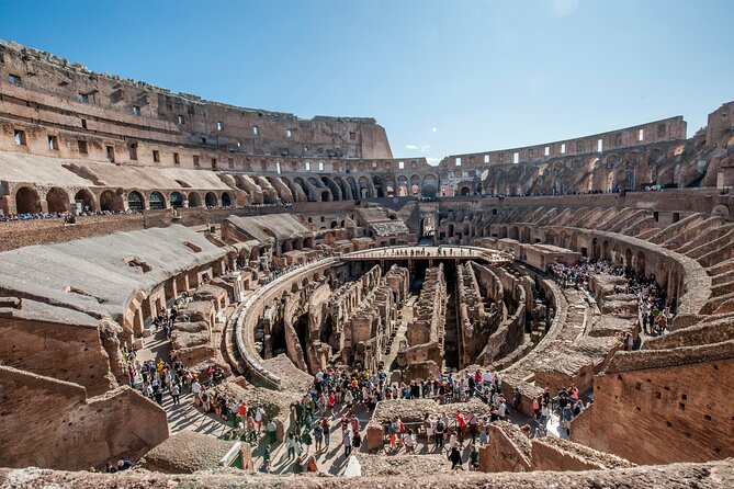 Fast Track: Colosseum With Arena Floor Entrance, Forum and Palatine Hill Tour - Duration and Language Options
