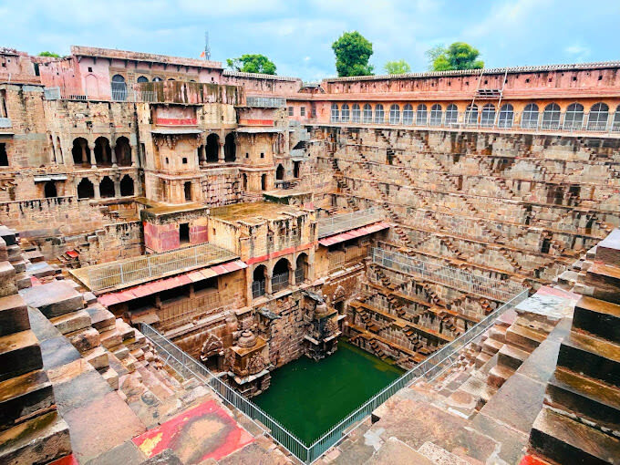 Fatehpur Sikri and Stepwell Tour from Agra to Jaipur - Chand Baori: a geometric pause near Abhaneri