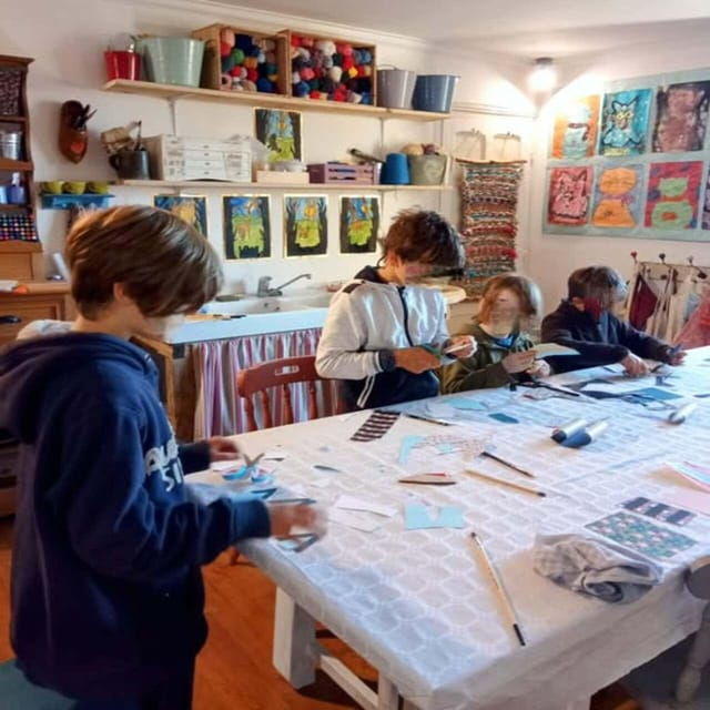 Faux La Montagne : Le Nid Dart : English Art Workshops for Children - Educational Approach