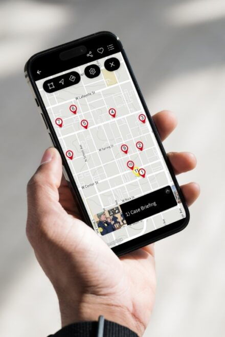 Fayetteville, AR: App-Based Murder Mystery Detective Game - Game Features
