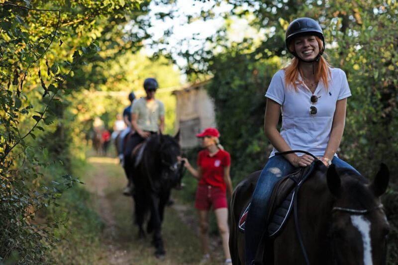 Fazana: Sunset 1-hour Horse Riding in Nature with Guide - Highlights of the Tour
