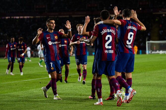 FC Barcelona Football Match at Lluis Companys Olympic - Meeting and Pickup Details