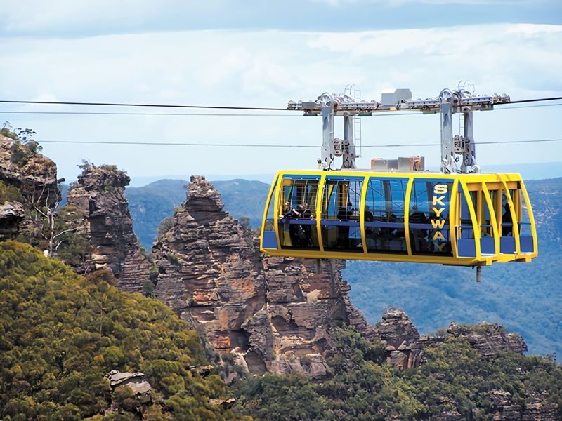 Featherdale and Scenic World Blue Mountains Tour with Korean Guides - Echo Point brings the Three Sisters into view