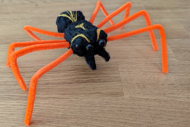 Felted Halloween Spider Art Class in Estes Park - Inclusions