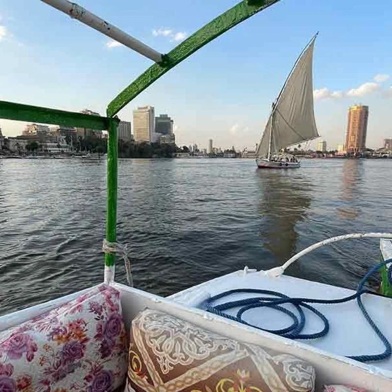 Felucca Trip on the Nile in Cairo with pickup - Boarding, sailing and returning