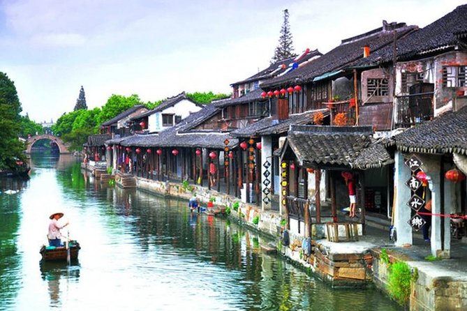 Fengjing Ancient Water Town Private Tour With Eco Farm Visit From Shanghai - Destination Highlights