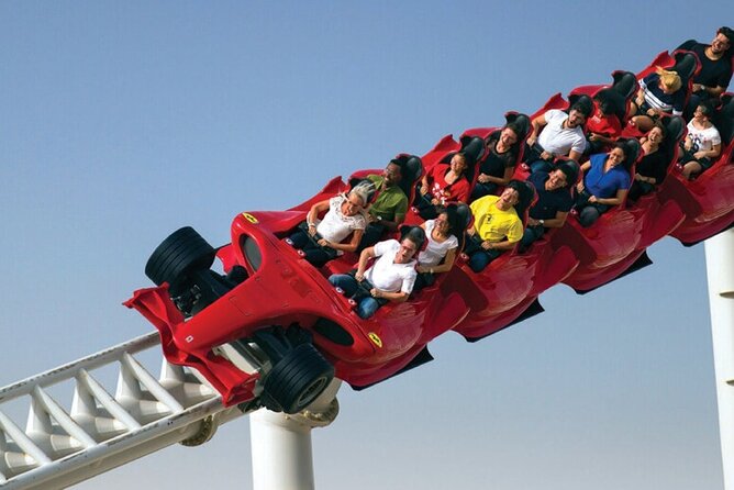 Ferrari World Abu Dhabi Tickets With Private Transfers - Ticket Options