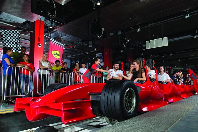 Ferrari World Entry Tickets From Dubai as per Option Selected - The Sum Up