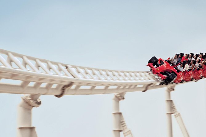 Ferrari World Tour With Transfers From Dubai to Abu Dhabi - Pricing and Guarantee