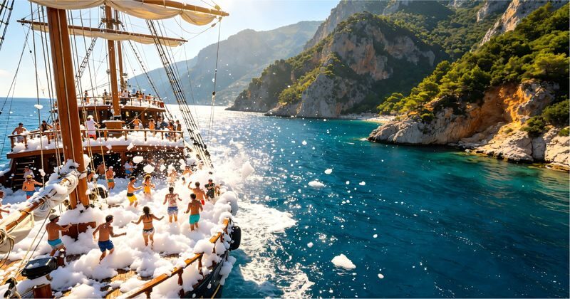 Fethiye/Oludeniz: Pirate Ship Foam Party + Island Hopping Day Trip (with lunch) - Should you book the pirate ship?