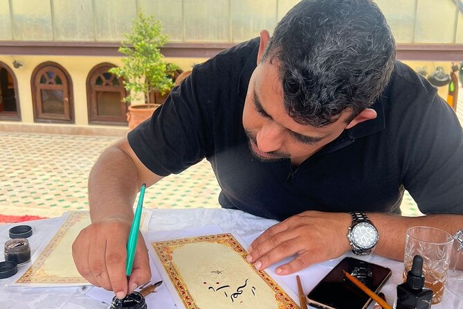 Fez Calligraphy Classes at Palais Bab Sahra - Calligraphy Techniques Taught